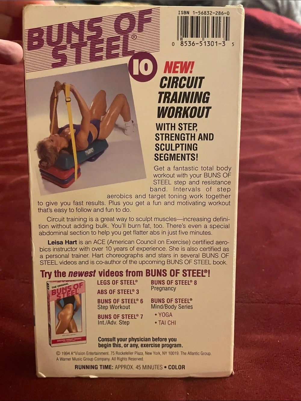 10 Circuit Training Workout – Leisa Hart (White/Pink)